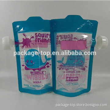 Reusable baby puree food spout pouch squeeze bag manufacturer